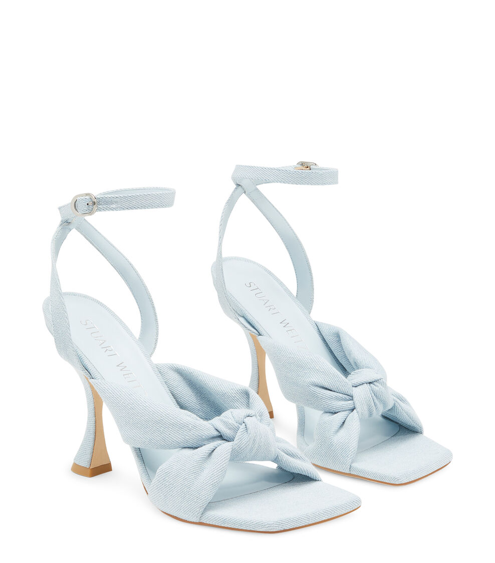 Stuart Weitzman PLAYA ANKLE STRAP 100 SANDAL CHIARO SD879VDMVL5