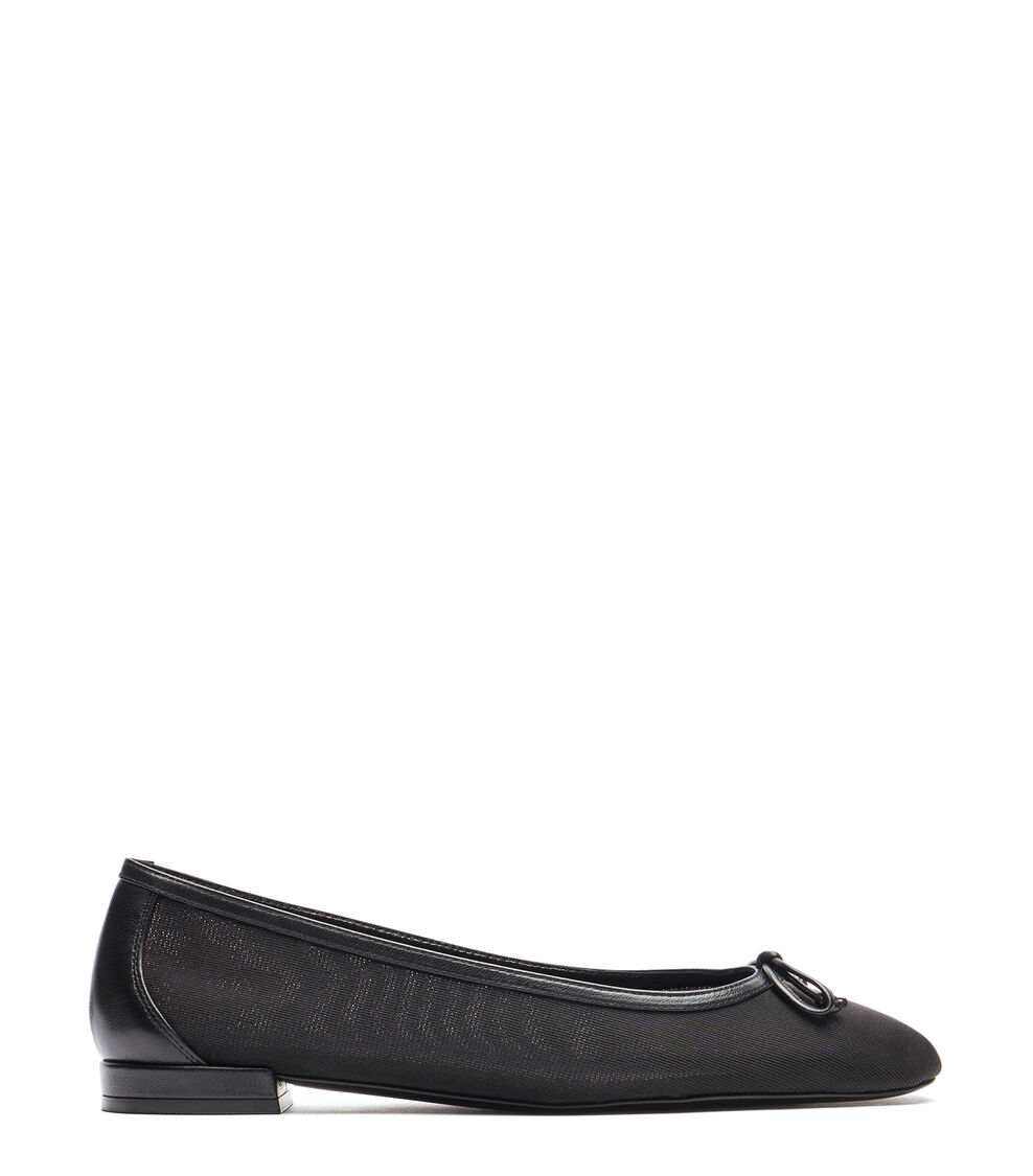 Stuart Weitzman ARABELLA BALLET FLAT BLACK SI635MSQBLK
