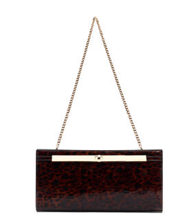 Stuart Weitzman POSH CLUTCH DARKBROWN SK250GORDBR