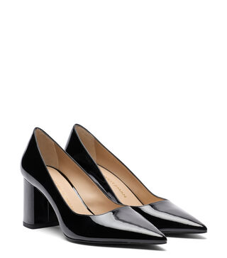 STUART POWER BLOCK 75 in BLACK for Women | Stuart Weitzman® display picture 1