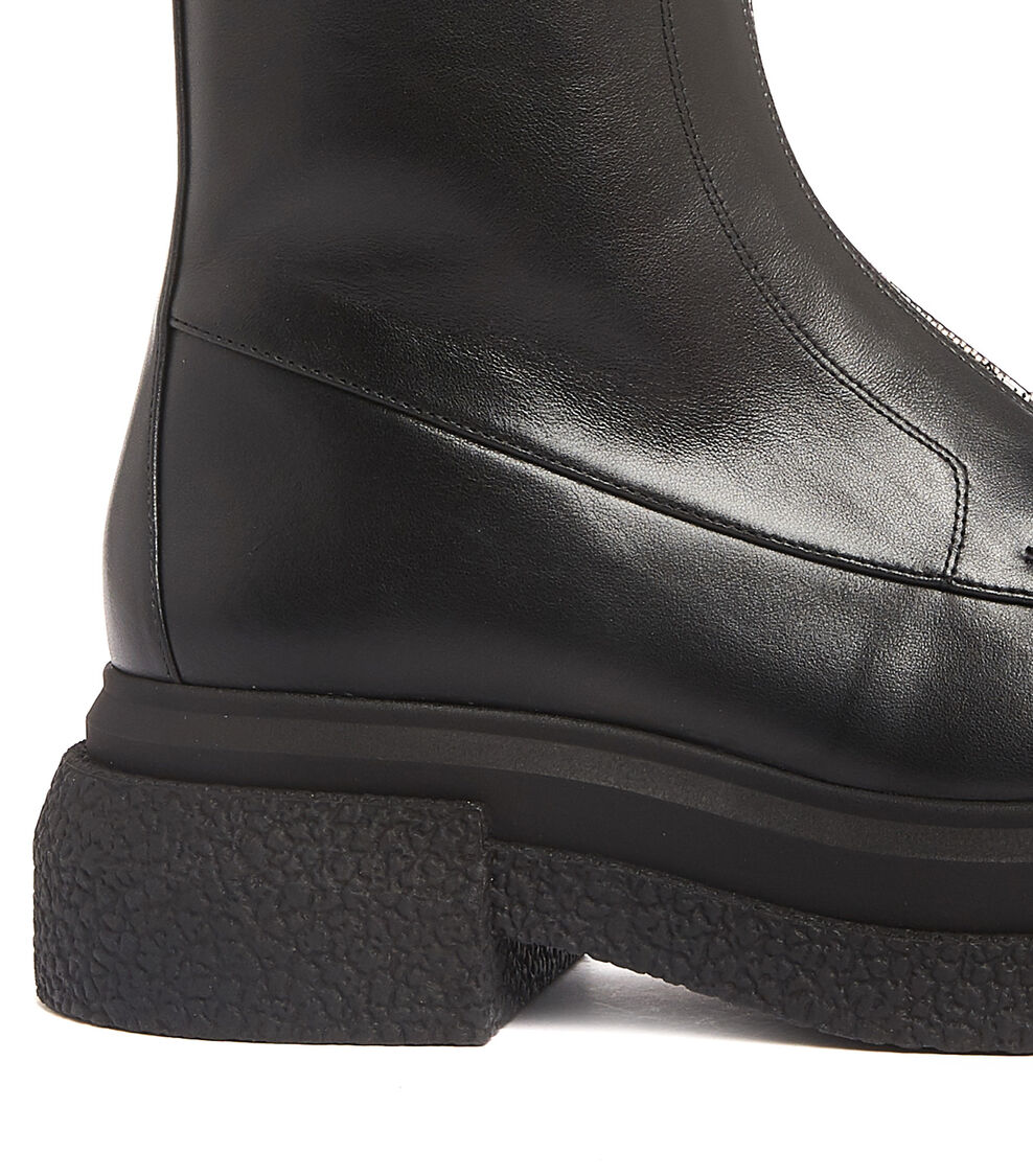 Stuart Weitzman CHARLI ZIP SPORTLIFT BOOTIE&nbsp; BLACK S6064CHIBLK