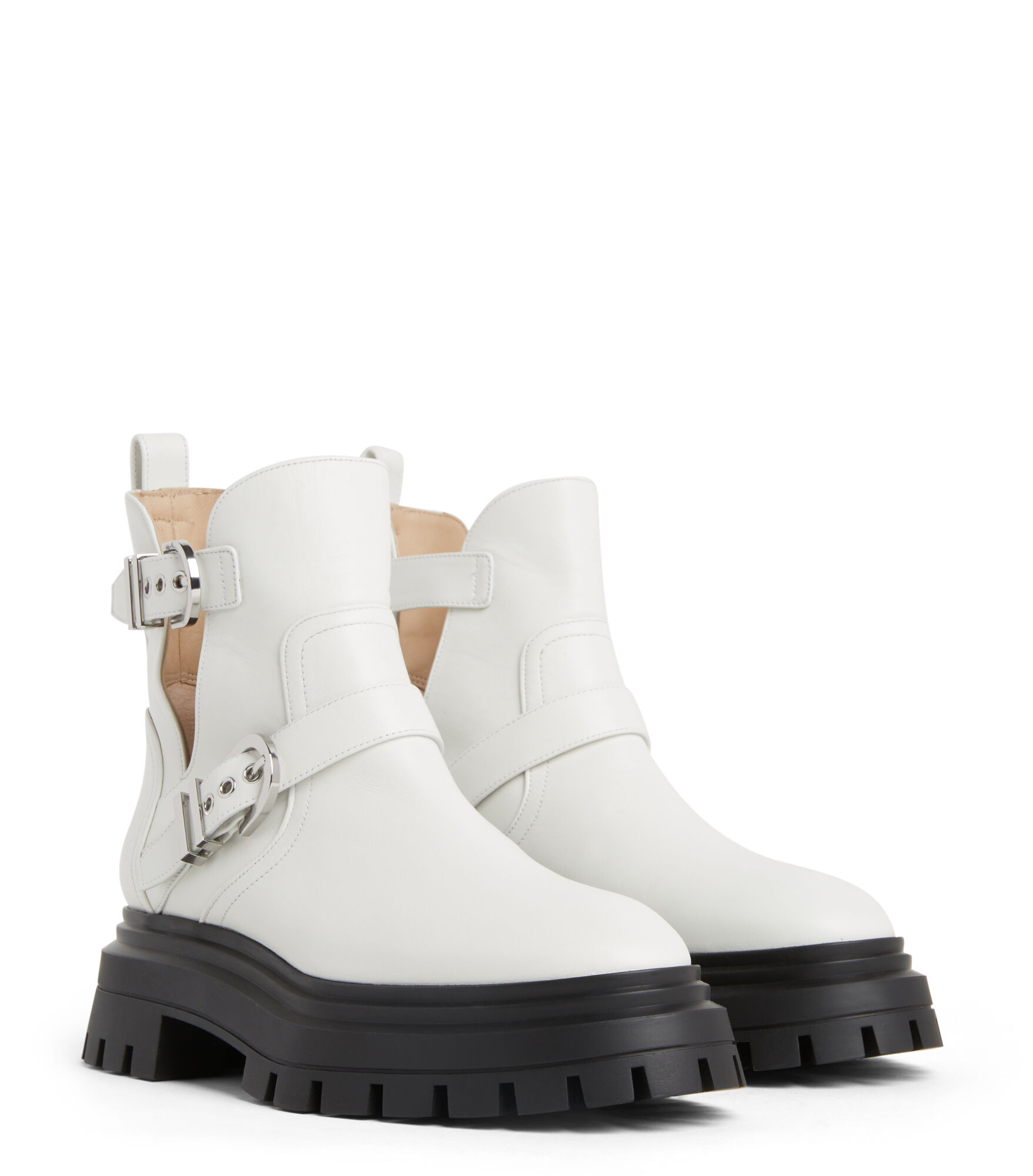 Stuart weitzman hot sale white boots