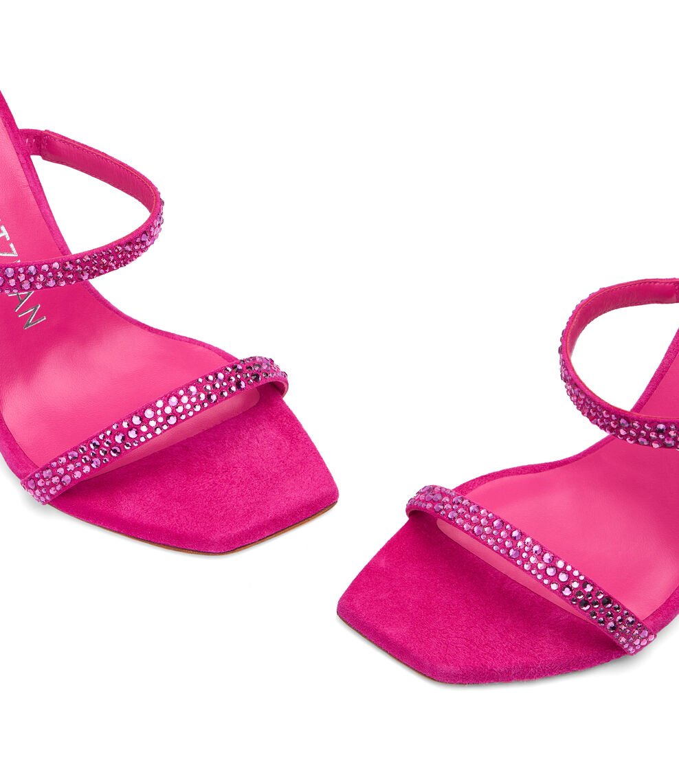 Stuart Weitzman ALEENA ROYALE 100 SLIDE BEGONIA SG932SUYBGN