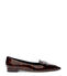 Stuart Weitzman SOVINNIE FLAT DARK BROWN SM456GORDBR