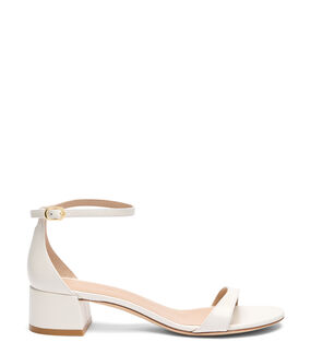 Stuart Weitzman NUDIST BLOCK 35 CREAM SK859SMOCRM