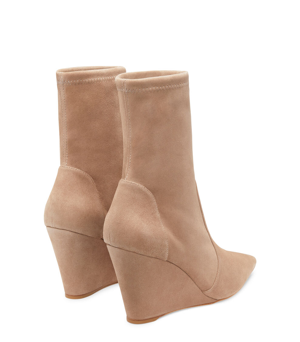 Stuart Weitzman STUART WEDGE 85 SOCK BOOTIE CACHEMIRA SD239SUSA81