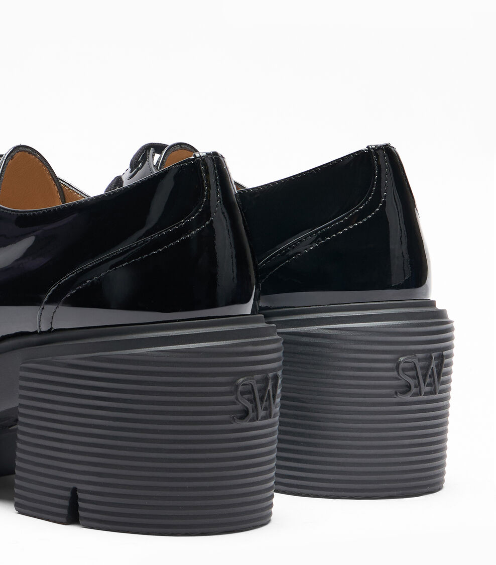 Stuart Weitzman SOHO DERBY BLACK SJ298PATBLK