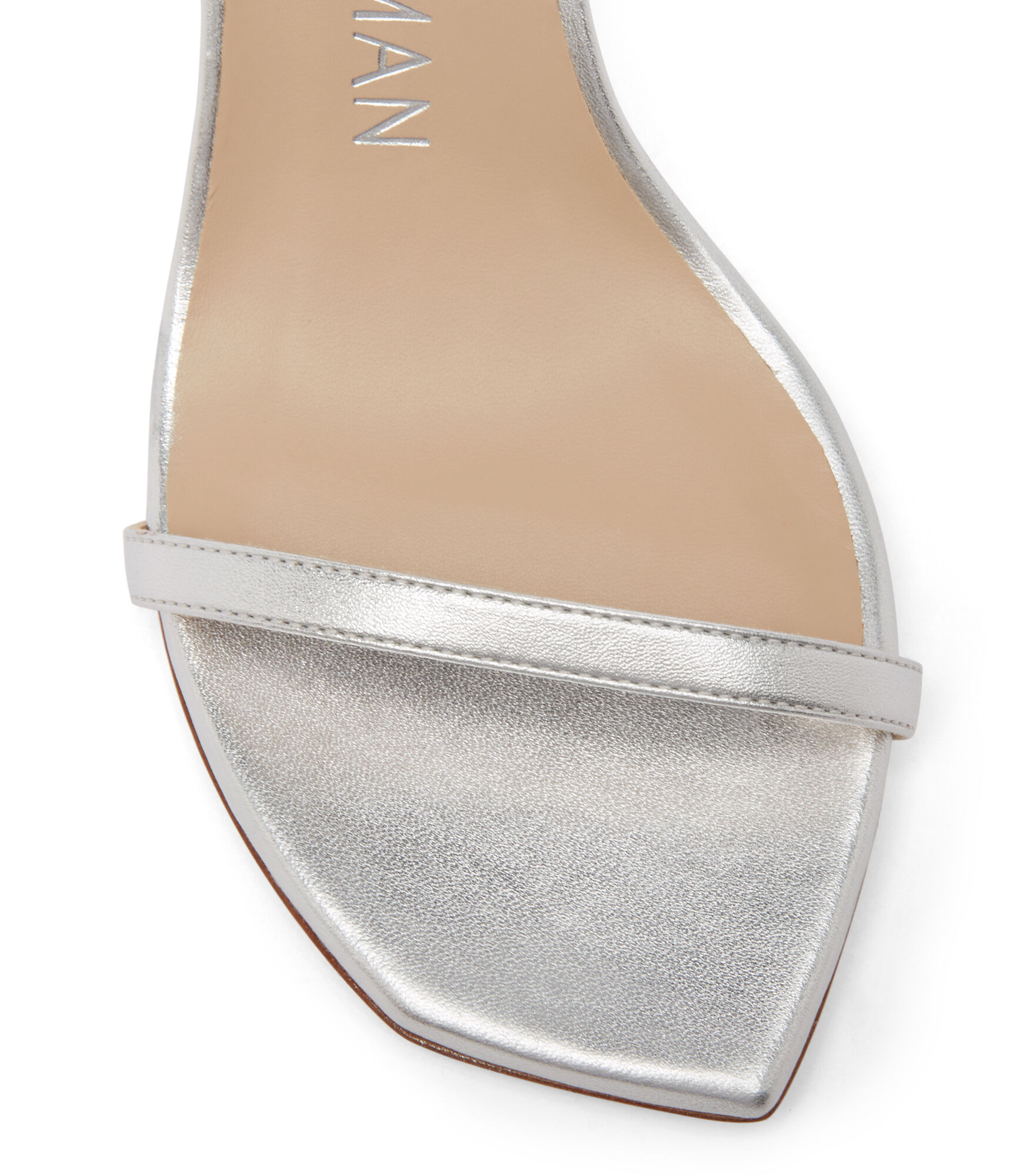 NUDISTCURVE 75 SANDAL in SILVER for Women Stuart Weitzman UK
