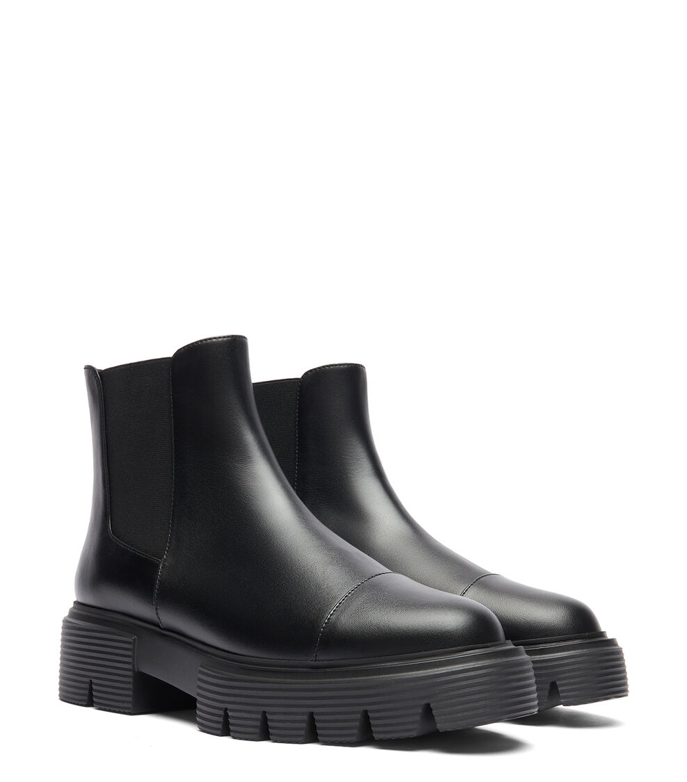 Stuart Weitzman NOLITA CHELSEA BOOTIE NOIR SH279SMOBLK