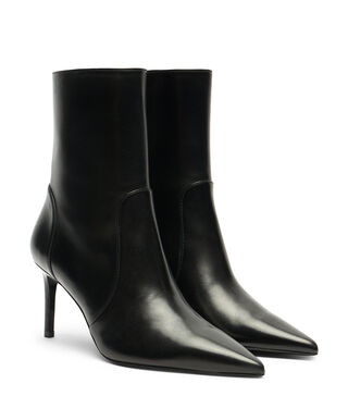 STUART POWER ZIP 75 in BLACK for Women | Stuart Weitzman® UK