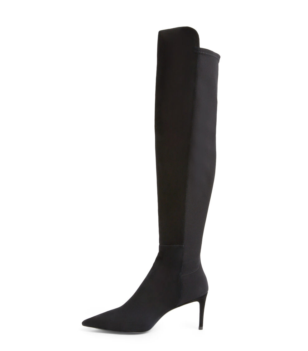Stuart Weitzman 5050 STUART 75 BOOT BLACK SG251SRGBLK