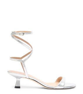 Stuart Weitzman NUDIST WRAP 50 SILVER SK865LIDSLV