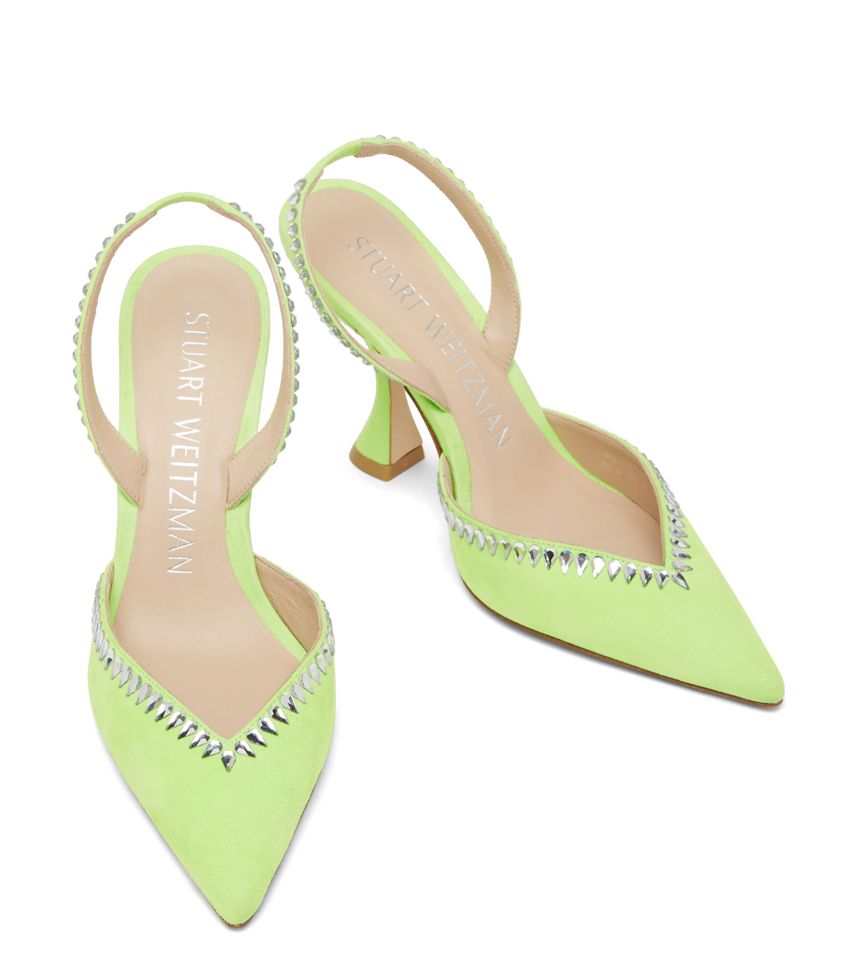 GEMCUT XCURVE 100 SLINGBACK PUMP in NEON YELLOW for Women