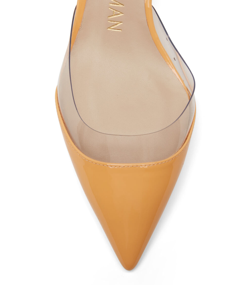 Stuart Weitzman LUCITE SCULPT SLING 50 PM MANGO SA610PVAU7Q