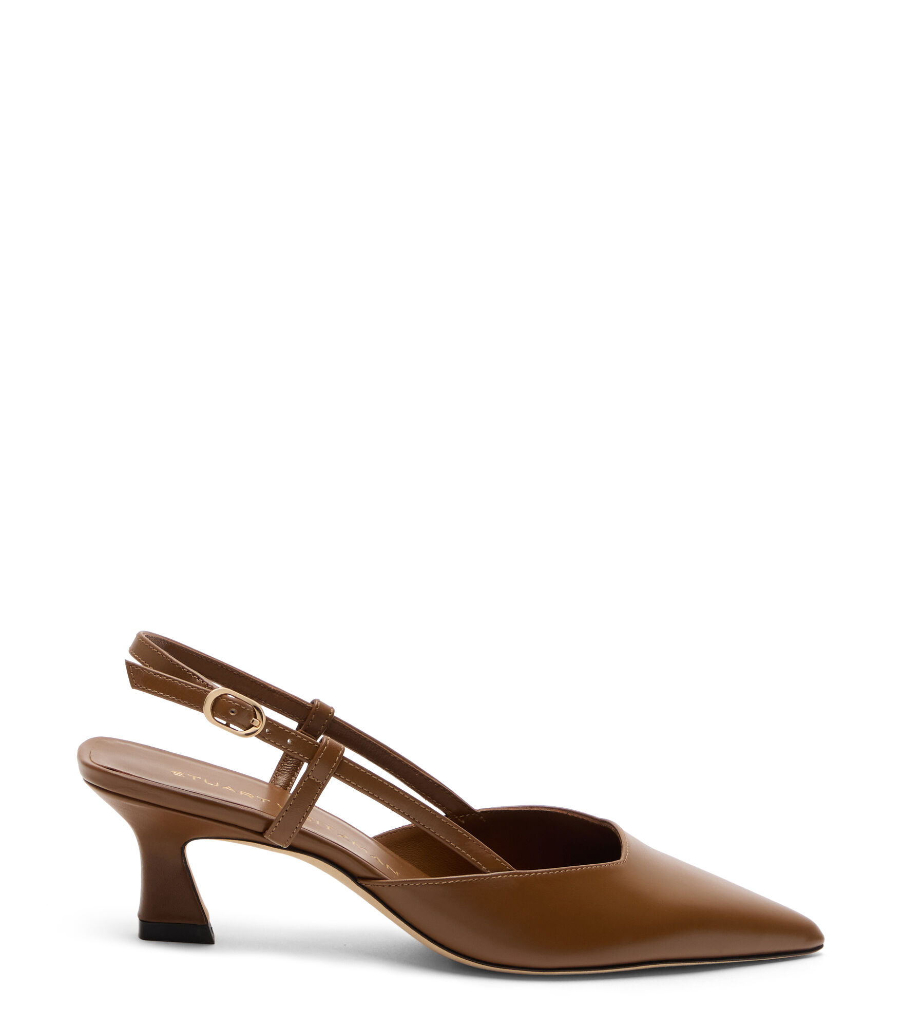 VINNIE 50 SLINGBACK in TOASTED ALMOND for Women | Stuart Weitzman®