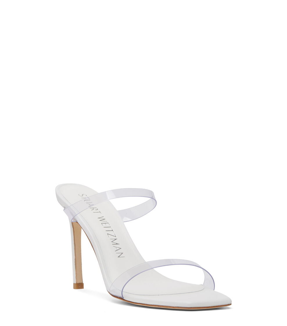 Stuart Weitzman ALEENA 100 WHITE SA794PVOSAT