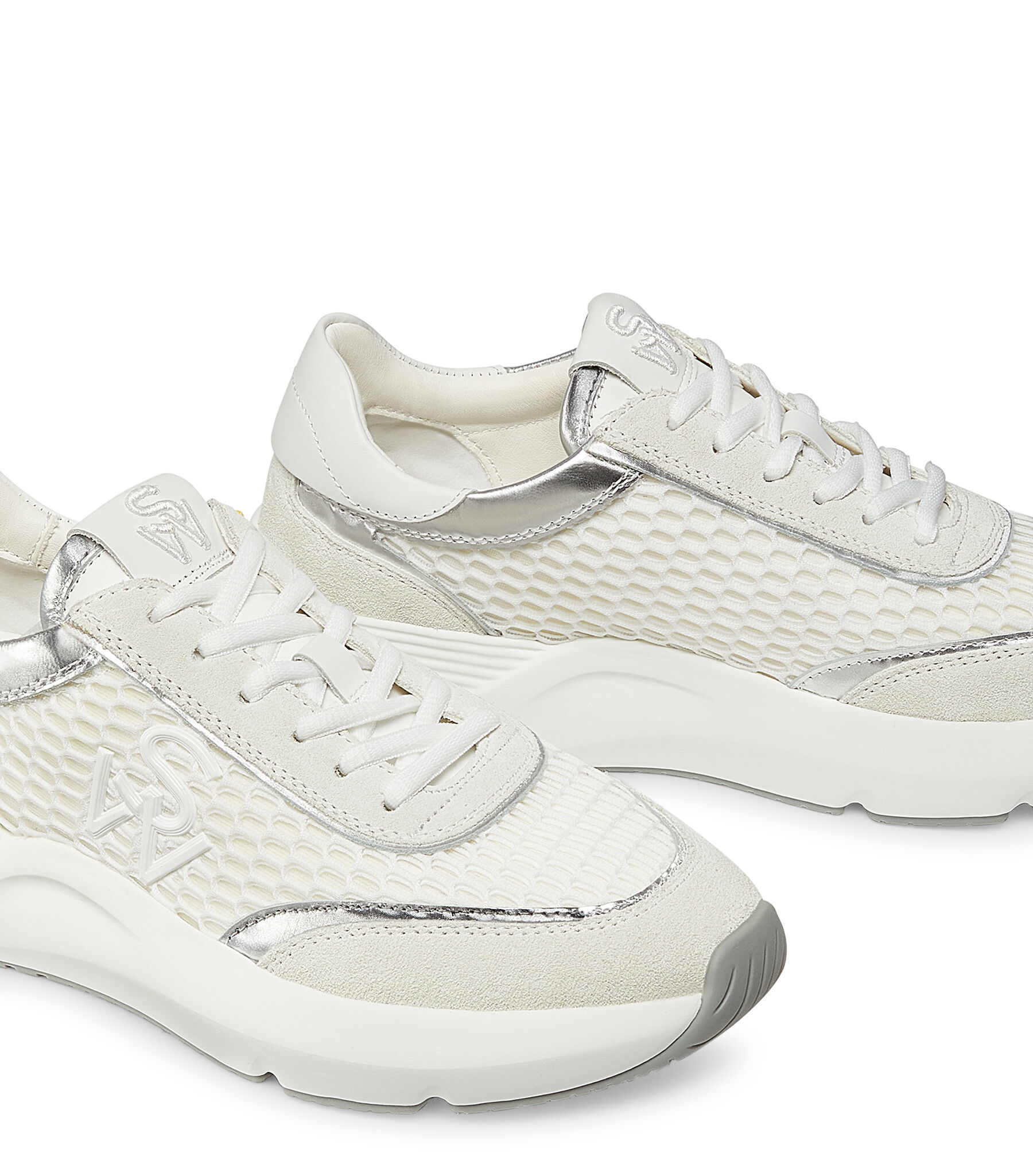 Stuart weitzman white sneakers sales