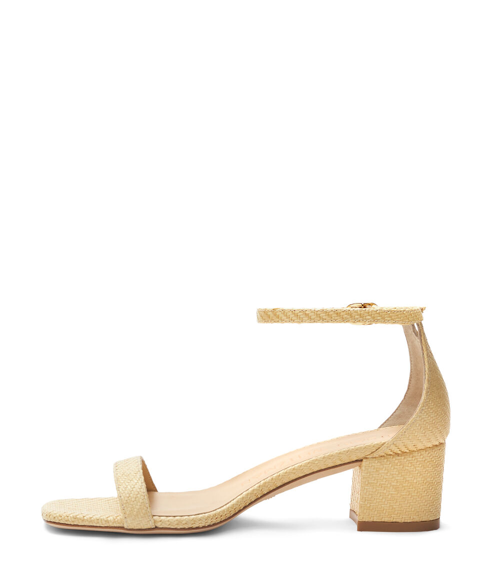 Stuart Weitzman SIMPLECURVE 50 SANDAL BEIGE SH509FIAWHE
