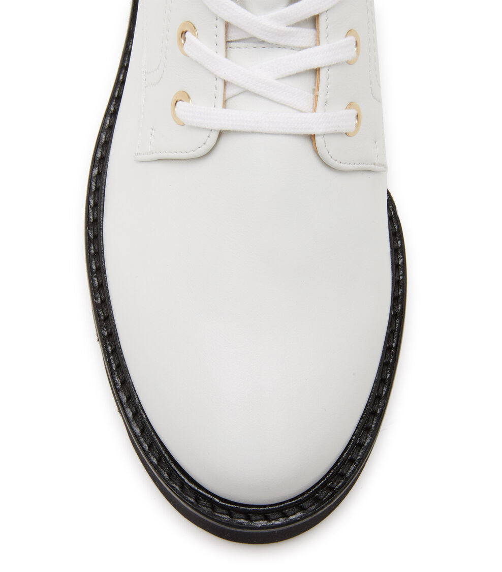 Stuart Weitzman MILA LIFT BOOTIE WEISS S0409CHIWHT