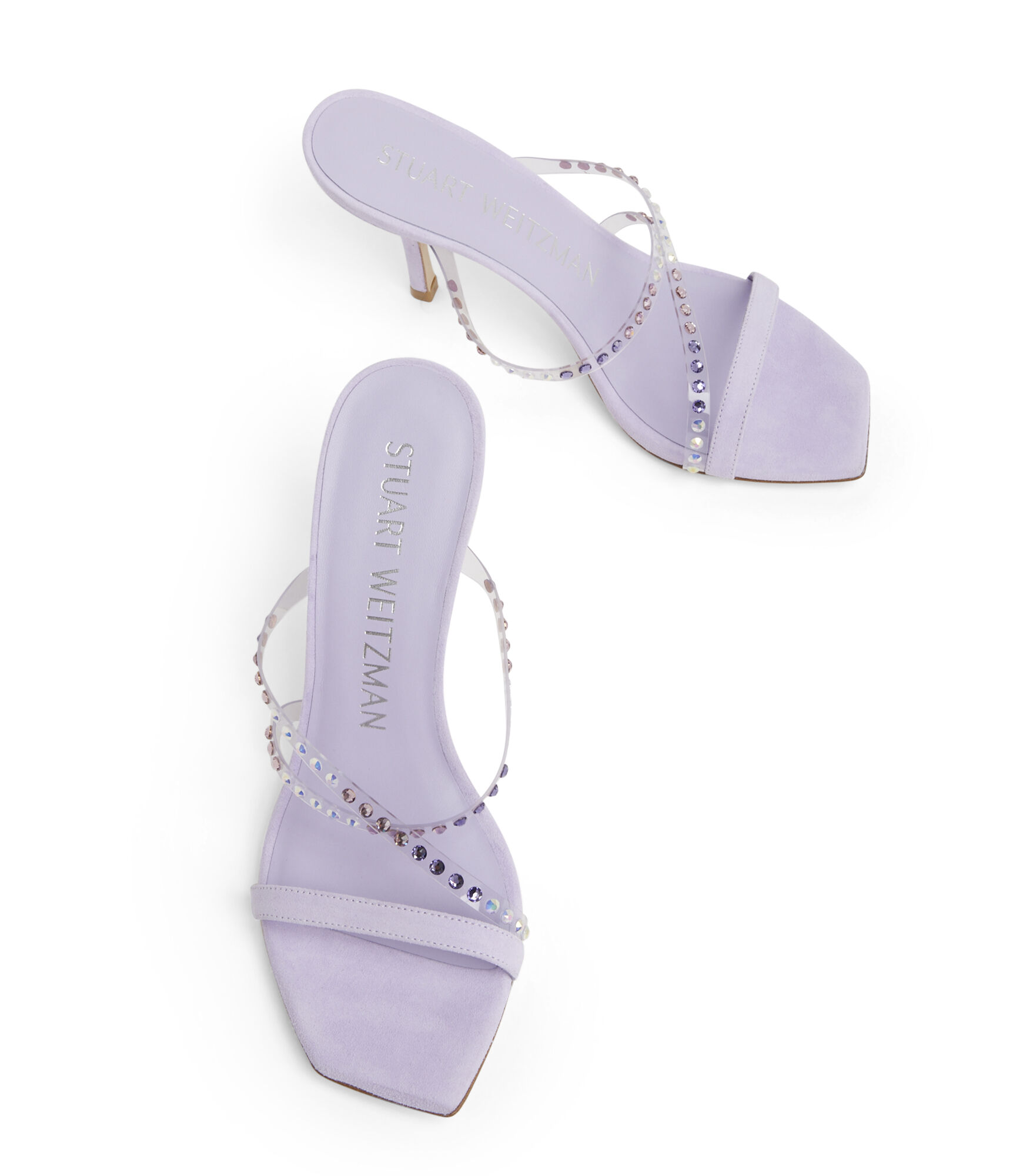 Stuart weitzman crystal sandals sales