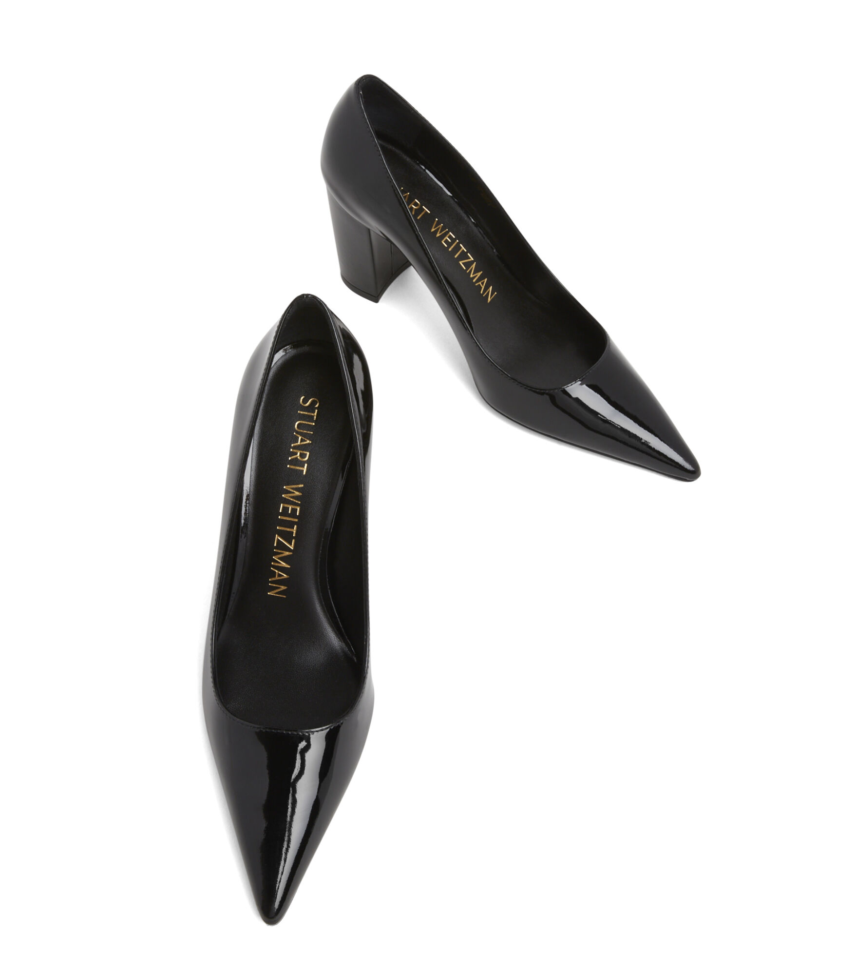 STUART 85 BLOCK PUMP in BLACK for Women Stuart Weitzman UK