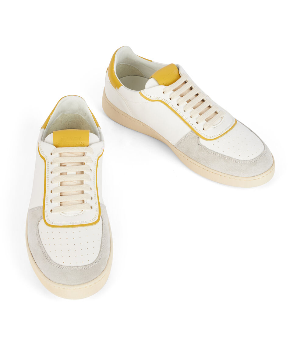 Stuart Weitzman SW DERBY LIGHT GREY/WHITE/YELLOW SI016SNPWYV