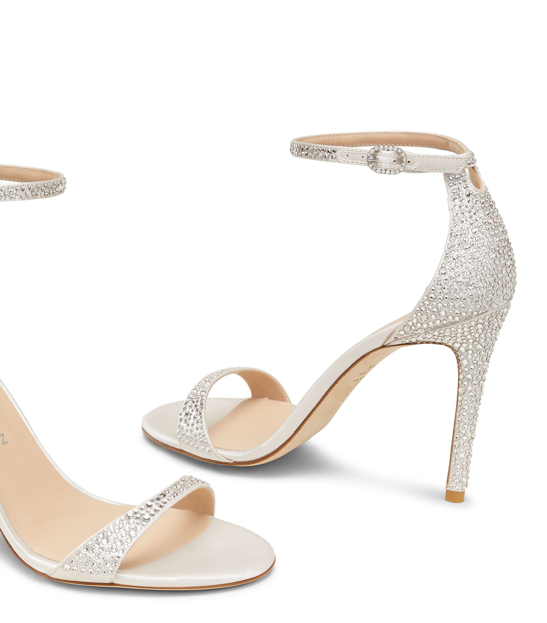 NUDIST SHINE 100 SANDAL in CLEAR/CREAM for Women | Stuart