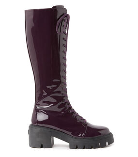 Stuart Weitzman SOHO BOOT AUBERGINE SC726PATAUB