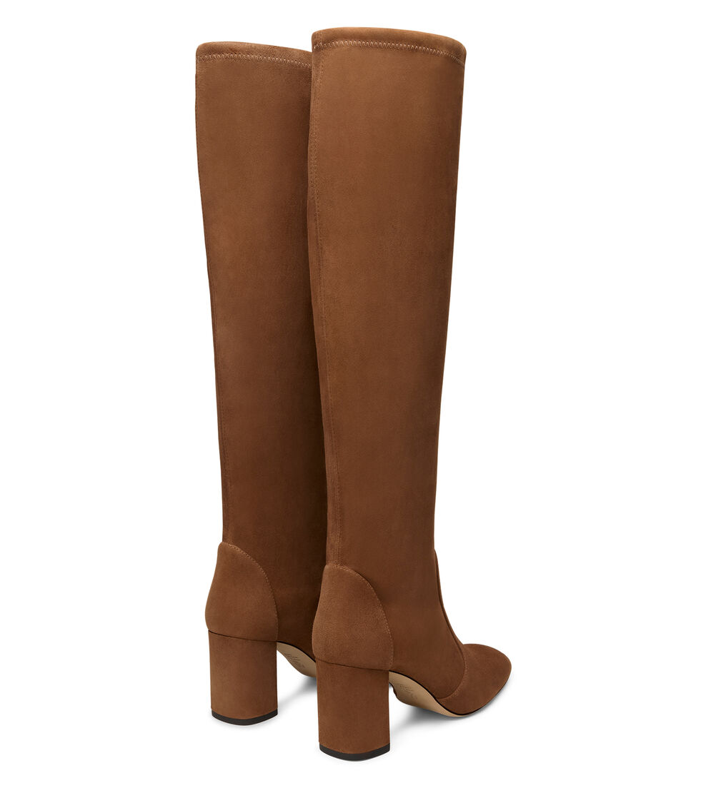 Stuart Weitzman LUCIE BOOT 75 TOASTED ALMOND SN075SUSQPI