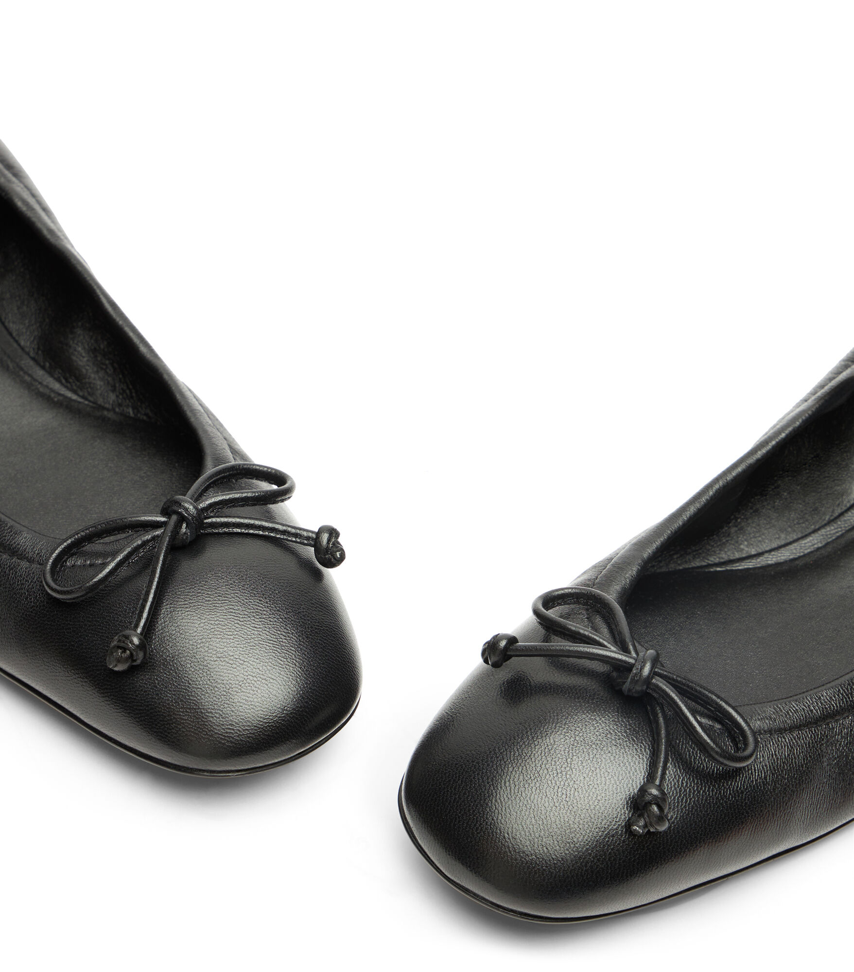 Black slip on ballet shoes store