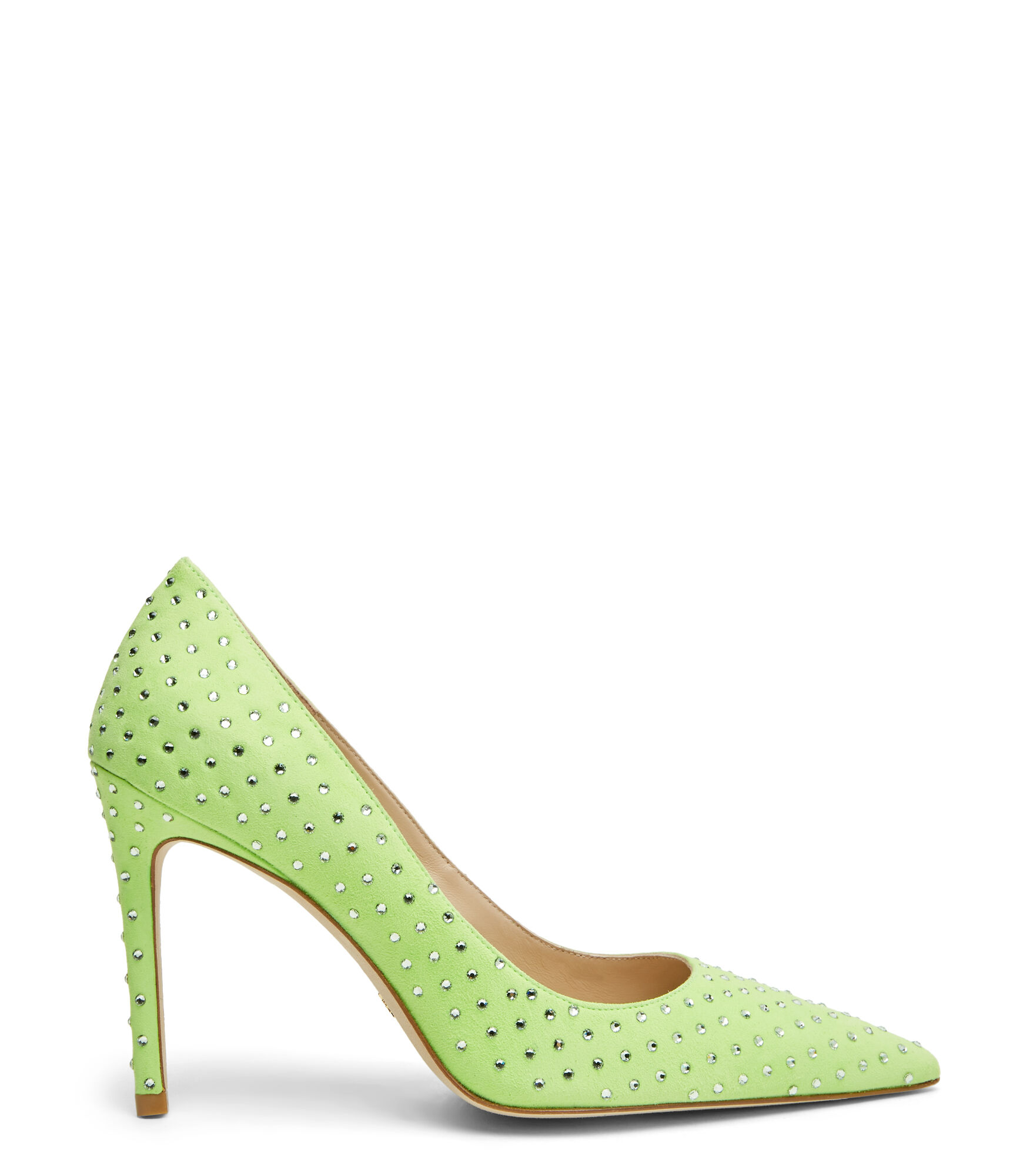STUART SHINE 100 PUMP in NEON CHARTREUSE CHRYSOLITE for Women Stuart Weitzman