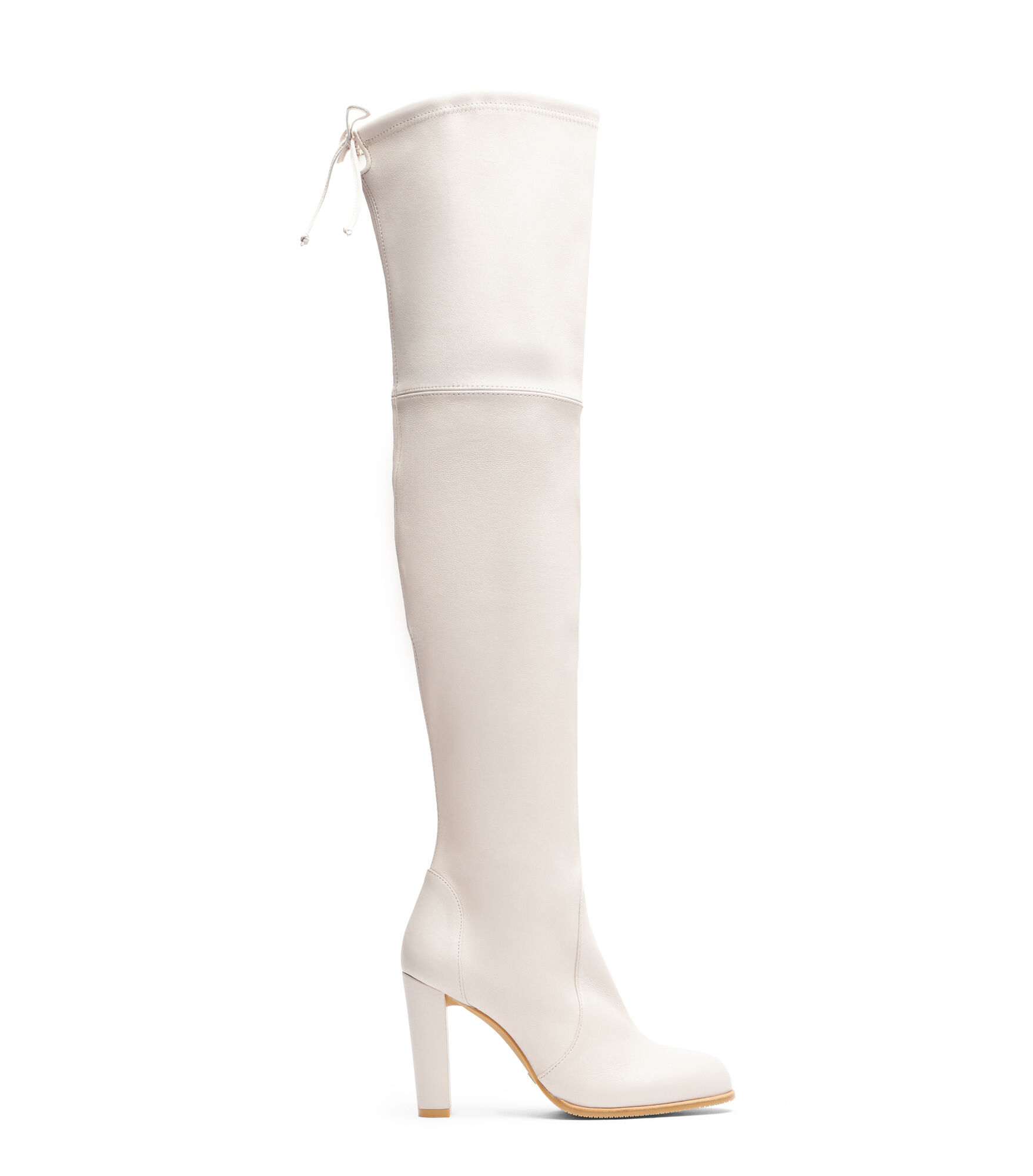 Stuart weitzman white boots on sale
