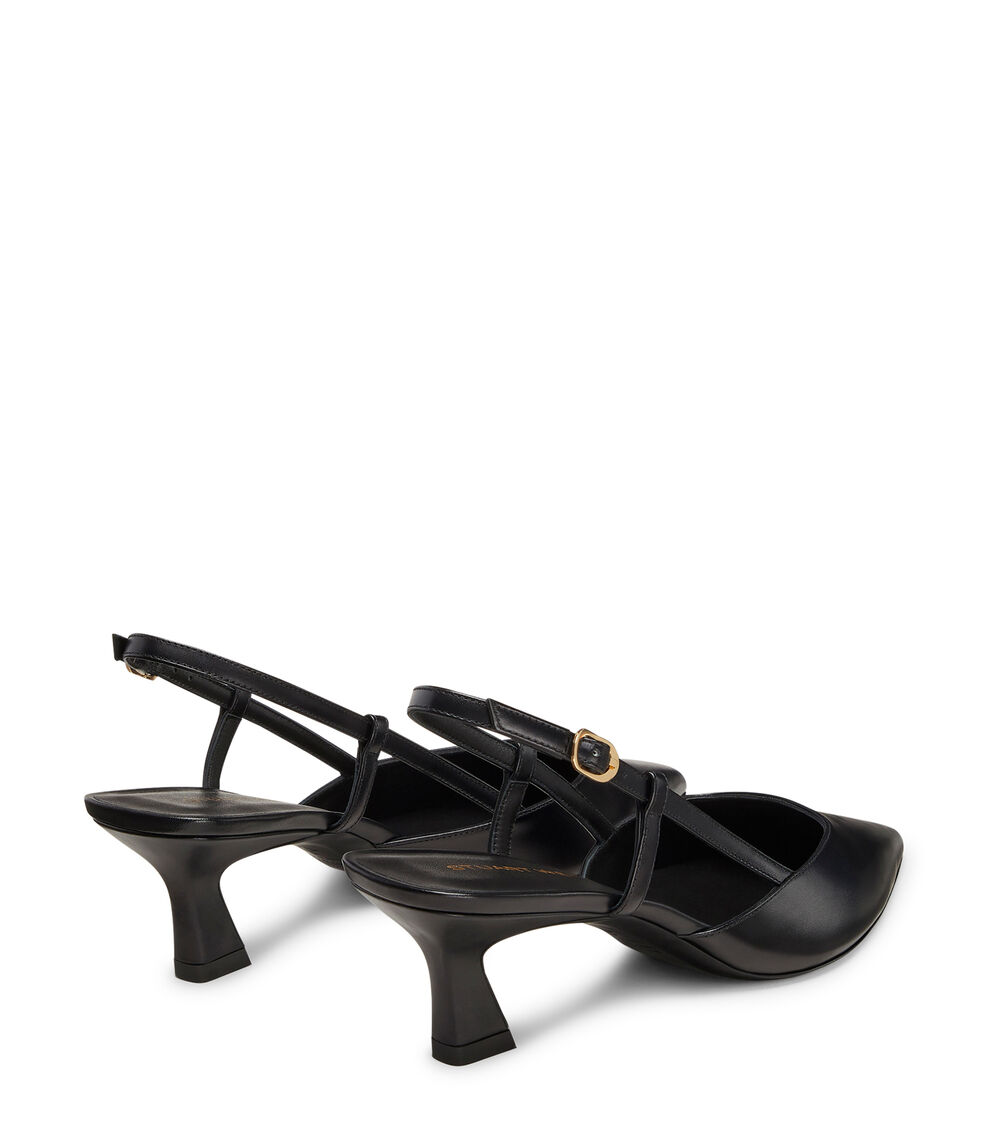 Stuart Weitzman VINNIE 50 SLINGBACK BLACK SJ434SMOBLK