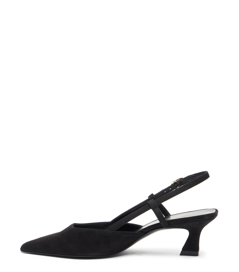 Stuart Weitzman VINNIE 50 SLINGBACK Stuart Weitzman VINNIE 50 SLINGBACK BLACK SJ433SUEBLK