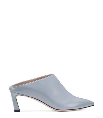 Stuart weitzman mira mule white online