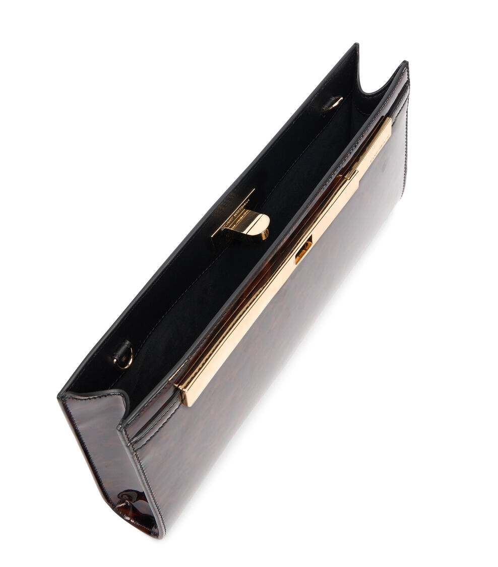 Stuart Weitzman POSH CLUTCH DARKBROWN SK250GORDBR