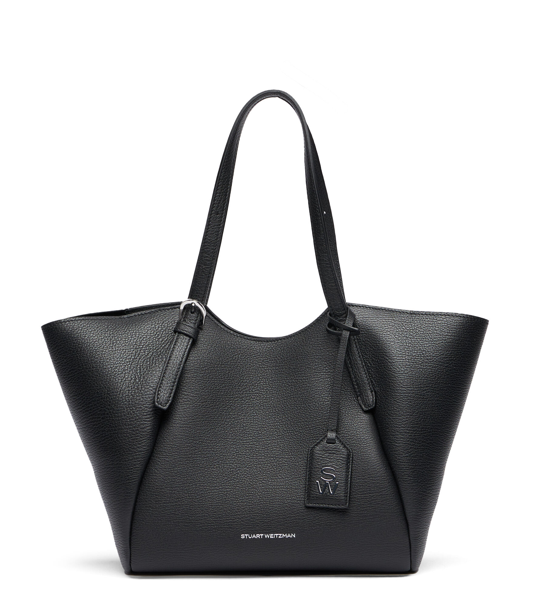 GOGO MEDIUM TOTE in BLACK for Women Stuart Weitzman