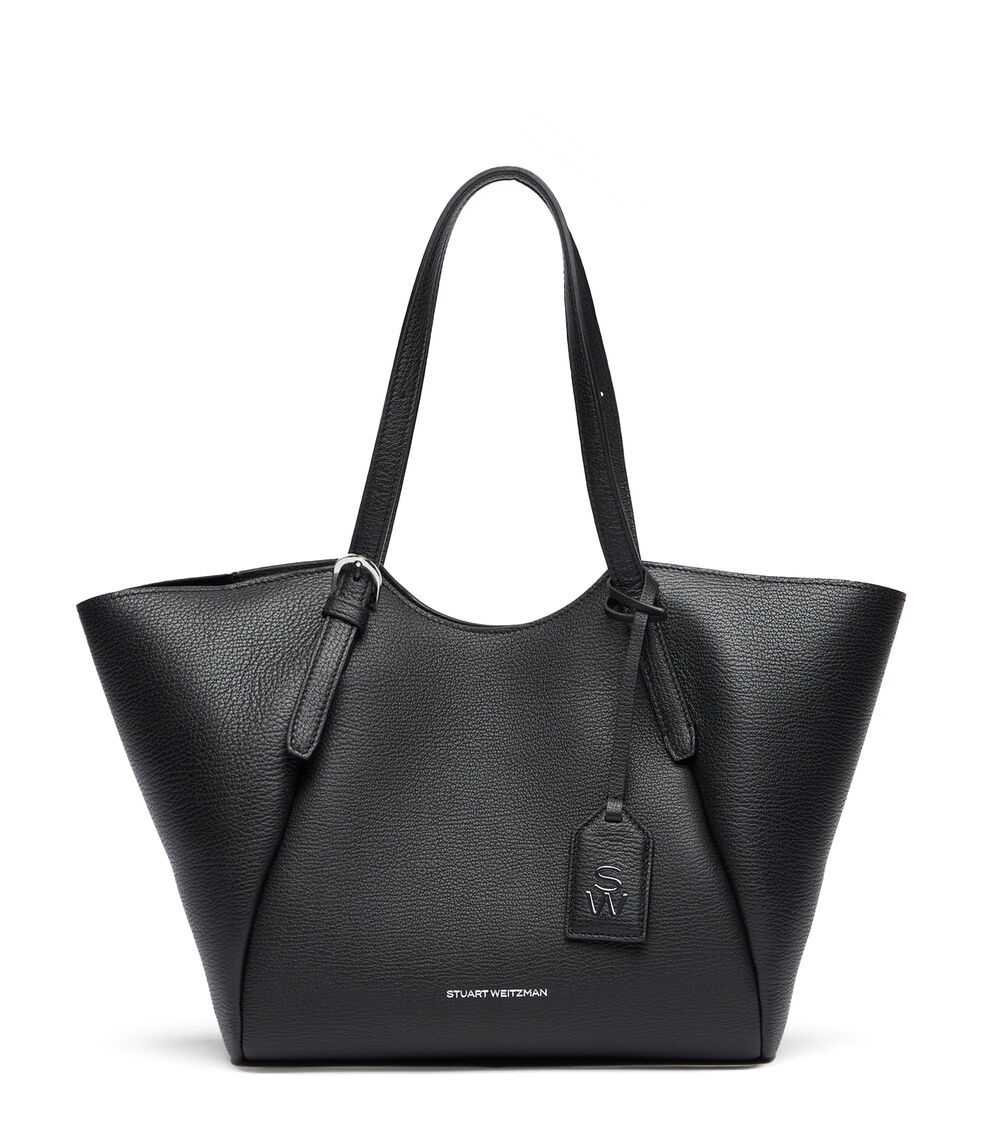Stuart Weitzman GOGO MEDIUM TOTE BLACK SH196TERBLK