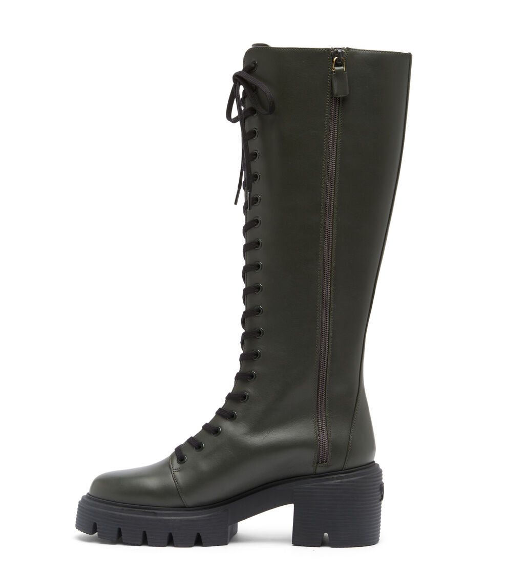 Stuart Weitzman SOHO BOOT CARGO GREEN SC727CHIR2O