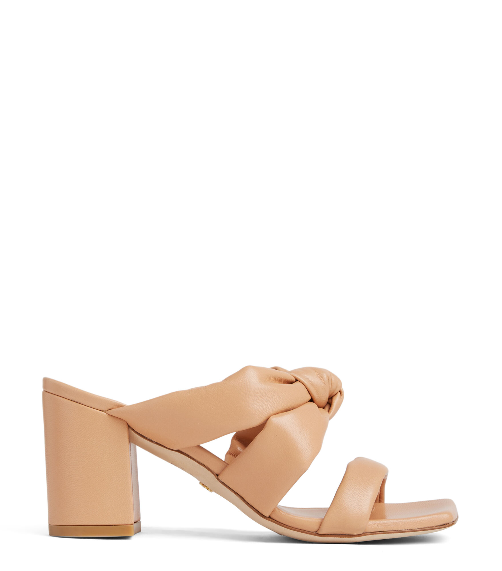 PLAYA 75 KNOT BLOCK SLIDE, Last chance, , CUIR NAPPA VERNI - Stuart Weitzman - Modalova