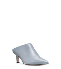Stuart weitzman mira mule white top