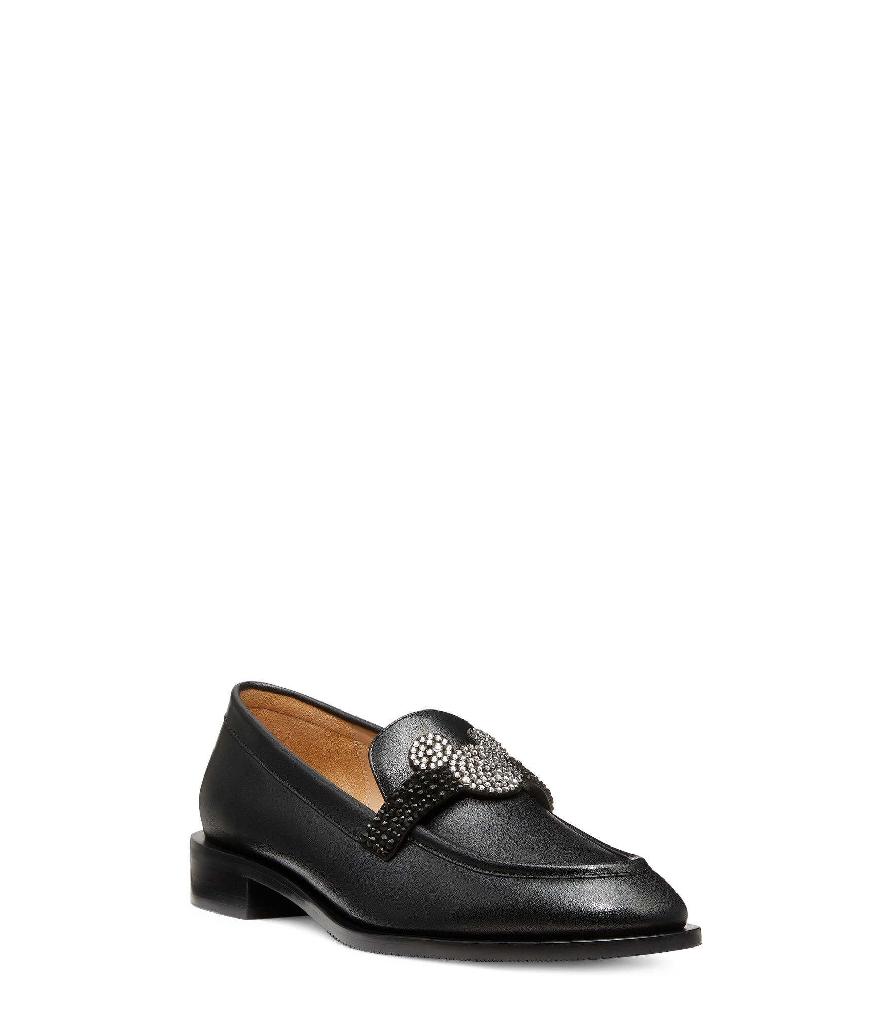 DISNEY X SW PALMER LOAFER in Black for Women Stuart Weitzman