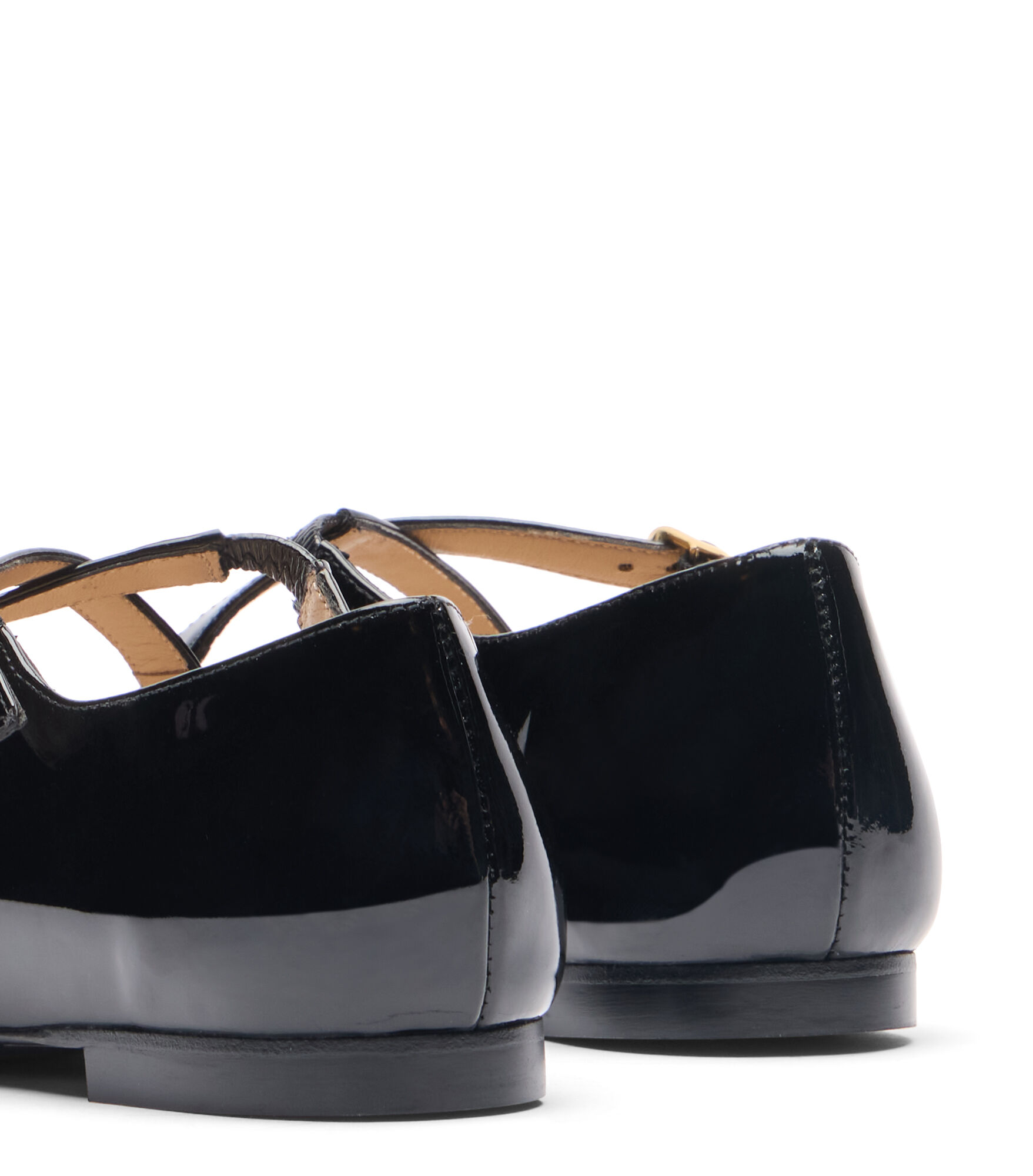 STUART WEITZMAN クレムフラット SK070 PATBLK CLEM FLAT in BLACK for Women | Stuart Weitzman®