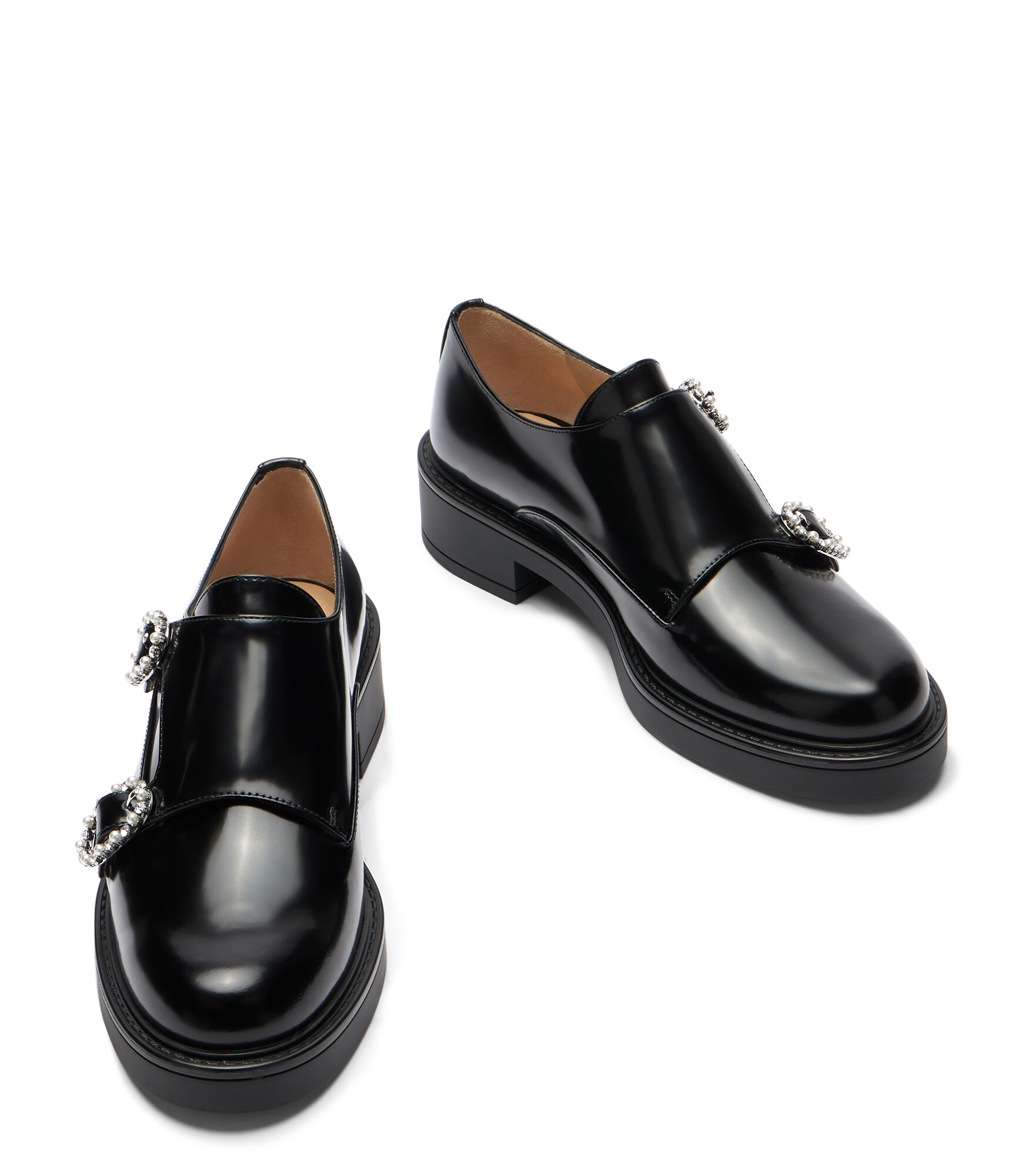 LEIGHTON MONK STRAP in BLACK for Women | Stuart Weitzman® UK