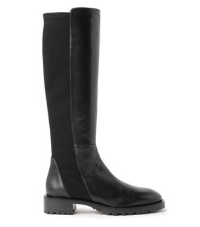 Stuart Weitzman 5050 KNEE-HI LUG BOOT BLACK SC718NSGBLK
