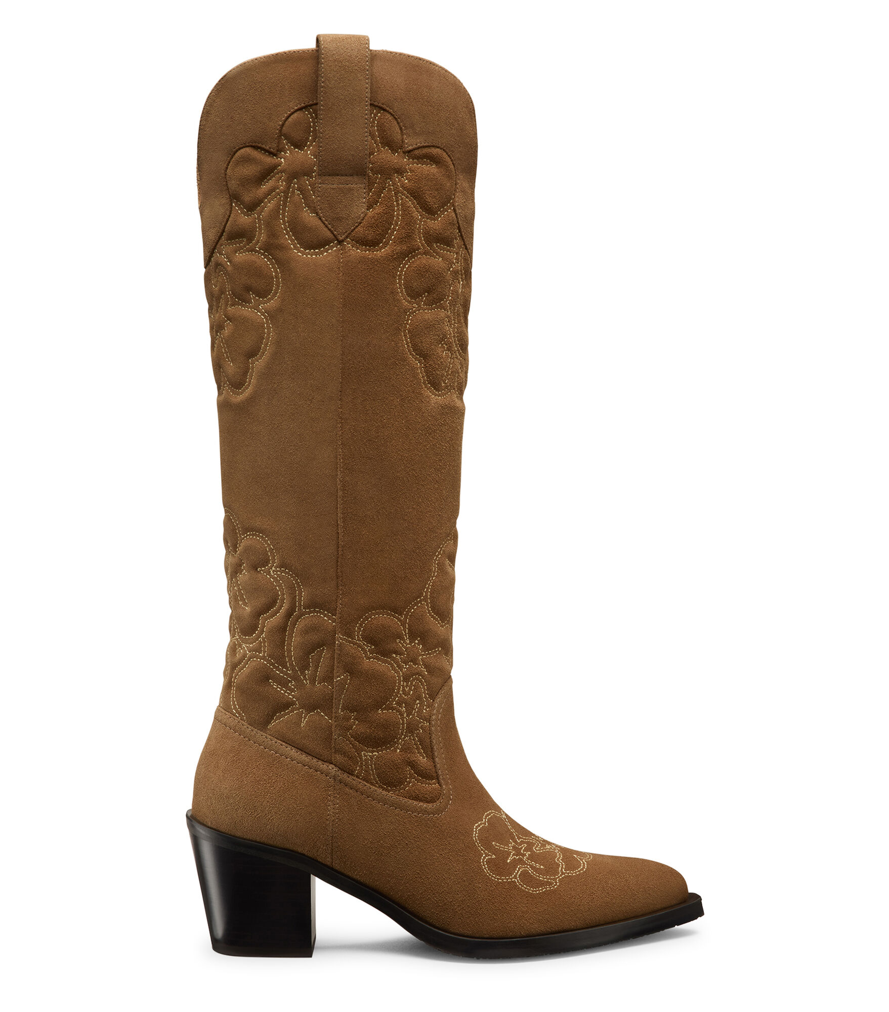 FELIX BOOT, BOTTES ET BOTTINES, /, JASMINE STITCHED SPORT SUEDE/STACKED - Stuart Weitzman - Modalova