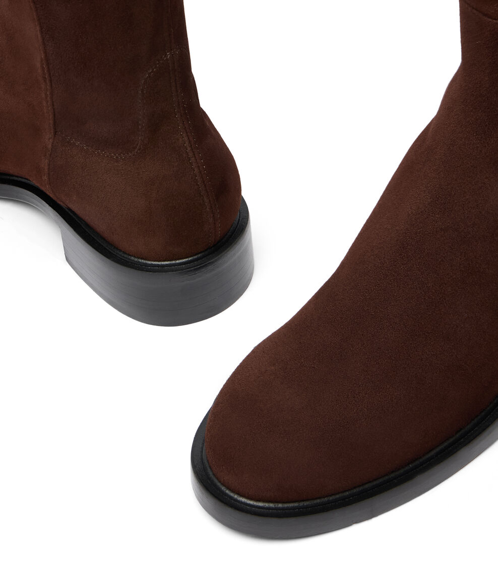 Stuart Weitzman 5050 GISELE KNEE-HIGH BOOT WALNUT/WALNUT/BLACK SM477SKKYJM