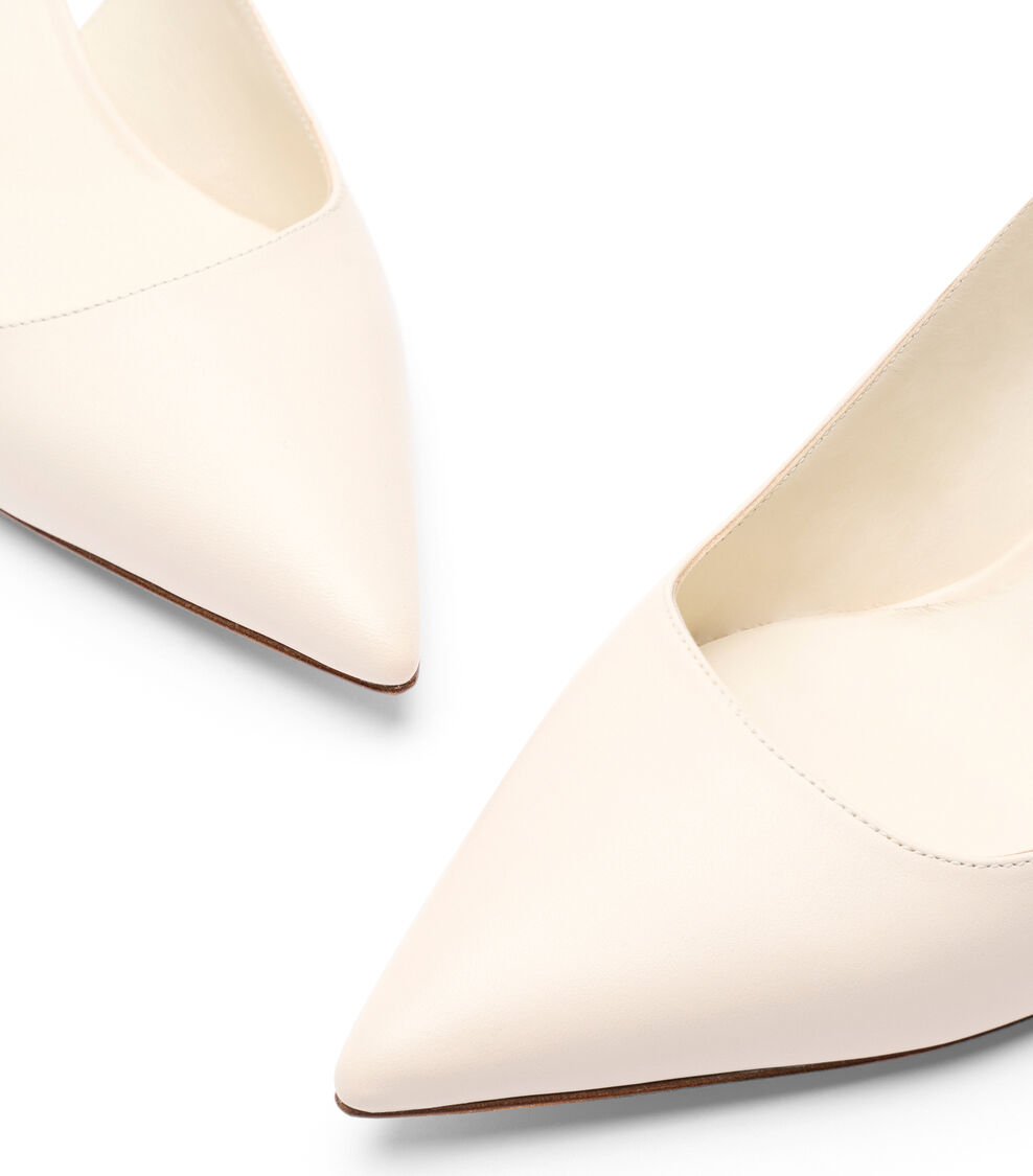 Stuart Weitzman VINNIE 50 STRAP PUMP LINEN SM359SMOLIN