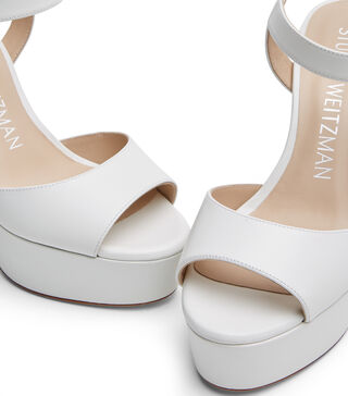 RYDER 95 PLATFORM SANDAL in WHITE for Women | Stuart  display picture 1