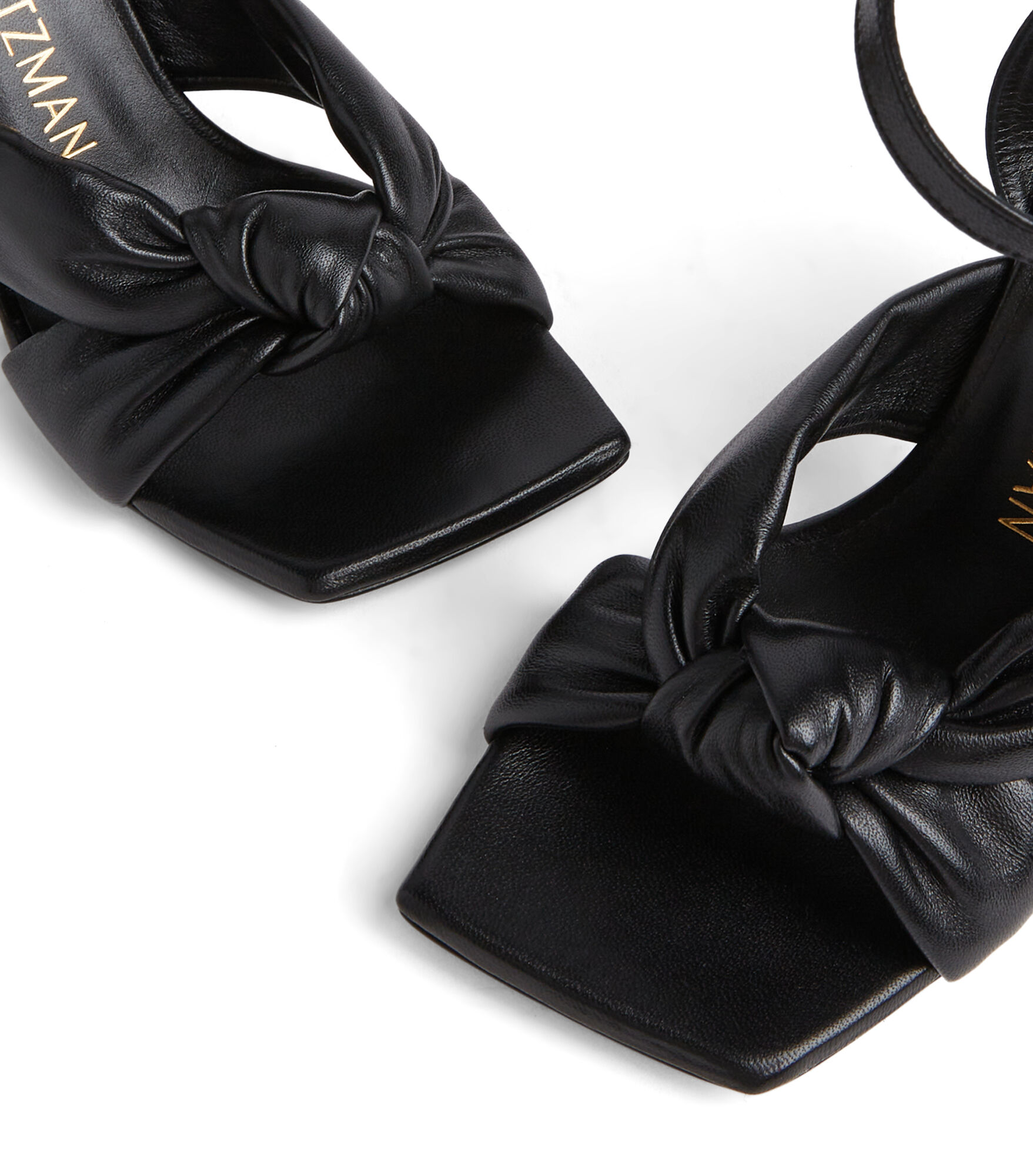 Stuart weitzman black sandals hot sale